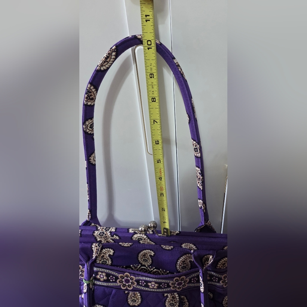 Vera Bradley Alice Simply Violet Kisslock Shoulder Bag NWT - Picture 12 of 14